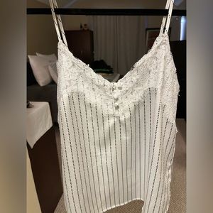 Abercrombie lace trimmed camisole